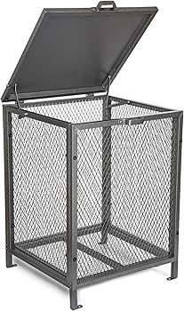 Amazon.co.jp: Rxakudedo ゴミ箱 屋外用 大容量 157L ゴミネット